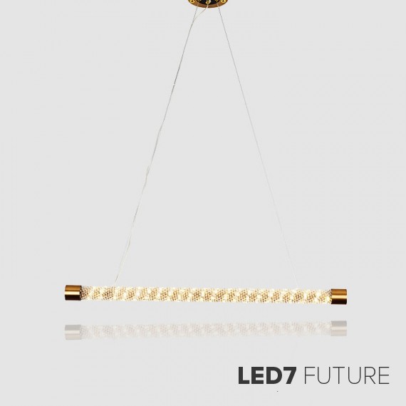 Loft Industry Modern - Diamond Rope Chandelier